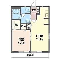 ディア・ワンＡ 00101 ｜ 群馬県みどり市笠懸町阿左美1990-2（賃貸アパート1LDK・1階・42.40㎡） その2