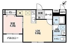 物件の間取り