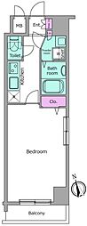 レジディア銀座東 1Kの間取図画像