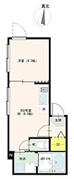 (仮称)前野町四丁目(2) 1DKの間取図画像