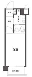 院内フラッツ100 1Kの間取図画像