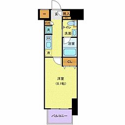 JR山手線 大塚駅 徒歩5分の賃貸マンション 13階1Kの間取り