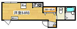 AVENIR町屋 ワンルームの間取図画像