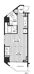 レジディア渋谷 1LDKの間取図画像