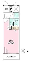 シティコープ浅草橋90 5階ワンルームの間取り