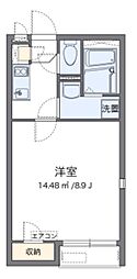 レオネクスト三愛 1Kの間取図画像
