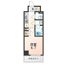 間取図画像 1K