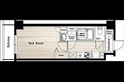 Nステージ鶴見 1Kの間取図画像