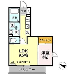 間取図画像 1LDK
