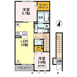 グランソレイユ 2階/-