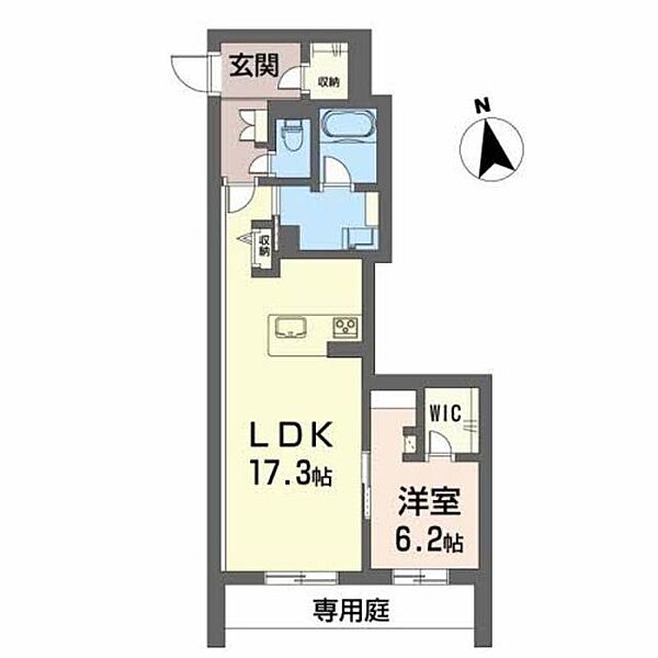 シャーメゾンプレミアス下助任 103｜徳島県徳島市下助任町５丁目(賃貸マンション1LDK・1階・59.18㎡)の写真 その2