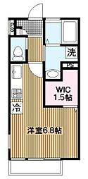CRANE横濱阪東橋2 1Kの間取図画像