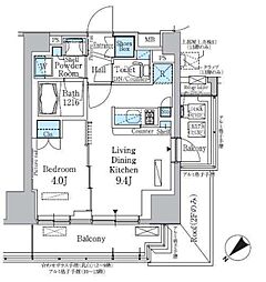 間取図画像 1LDK