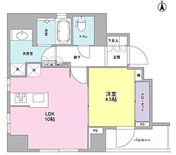 LUCULIACOURT 1LDKの間取図画像