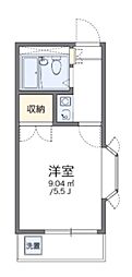 レオパレスサン・ハイム 1Kの間取図画像