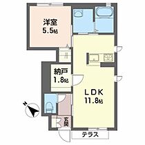 シャーメゾンショコラ 105 ｜ 青森県青森市三好１丁目16-9（賃貸アパート1SLDK・1階・45.07㎡） その2