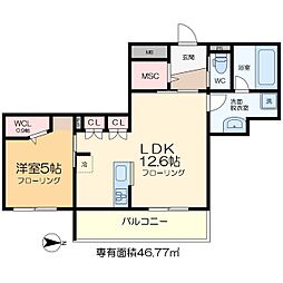 間取図画像 1LDK