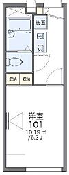 レオパレス向原 1Kの間取図画像