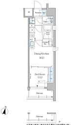 UrbanexAsakusa 1DKの間取図画像