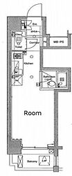 ラグジュアリーアパートメントヒガシナカノ2 ワンルームの間取図画像