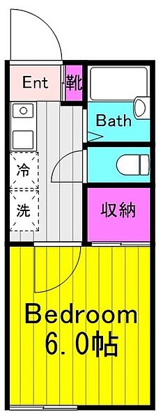 グリーンハイツ 101｜神奈川県川崎市麻生区百合丘３丁目(賃貸アパート1K・1階・19.87㎡)の写真 その2