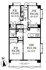 物件の間取り