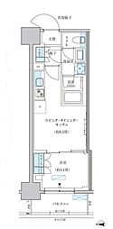 パークアクシス池袋イースト 1LDKの間取図画像