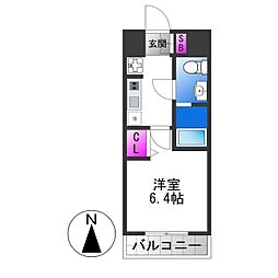 アドバンス大阪イースト 1Kの間取図画像