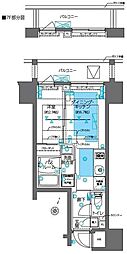 ズーム神田 1DKの間取図画像