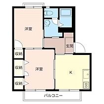 セントラル山手 00202 ｜ 千葉県船橋市山手３丁目3-20（賃貸アパート2K・2階・43.40㎡） その2