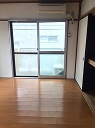 ヒュッテ水上 3階1Kのリビング/ダイニング