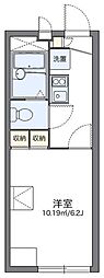 レオパレスフラワーヴェイル 1Kの間取図画像