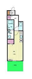 マザーユニックス八千代台西4 1Kの間取図画像