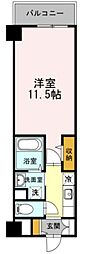 HillFlatOsaki 1Kの間取図画像
