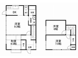 金杉コーポ 4DKの間取図画像