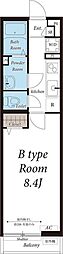 リブリ・Tierra 1Kの間取図画像