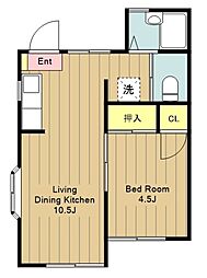 間取図画像 1LDK