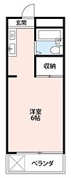 ニュー高島平コーポ ワンルームの間取図画像