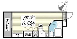 ラ・パルフェ・ド・セヴェール ワンルームの間取図画像