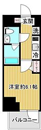 SHOKENResidenceお花茶屋 1Kの間取図画像