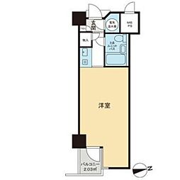 ニュー池袋ハイツ ワンルームの間取図画像