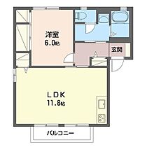 ハイツ・ルミエールＤ 00202 ｜ 茨城県古河市下辺見2832（賃貸アパート1LDK・2階・43.70㎡） その2