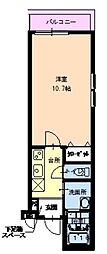 フジパレス北加賀屋3番館 1Kの間取図画像