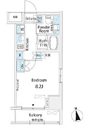 Ｂｅｌｌｅ Ｖｕｅ 浅草橋 5階1Kの間取り