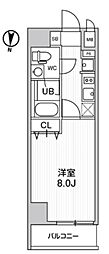 レオーネ南千住2 1Kの間取図画像