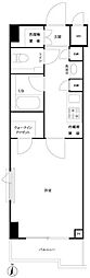 ルーブル泉岳寺 1Kの間取図画像