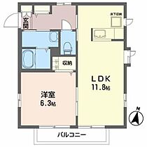 アロッジオ・Ｋ 103 ｜ 宮城県柴田郡柴田町船岡土手内１丁目5-29-2（賃貸アパート1LDK・1階・42.00㎡） その2