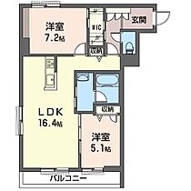 コートアベニュー 00105 ｜ 埼玉県鴻巣市大間782-2（賃貸アパート2LDK・1階・65.00㎡） その2