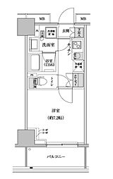 パークハビオ渋谷本町レジデンス 1Kの間取図画像