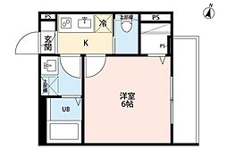 robot home 与野本町III(ロボットホーム ヨノホンマチスリー) 1Kの間取図画像